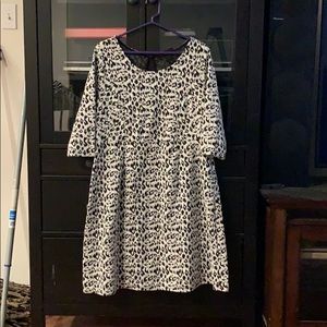 Cheetah print dress